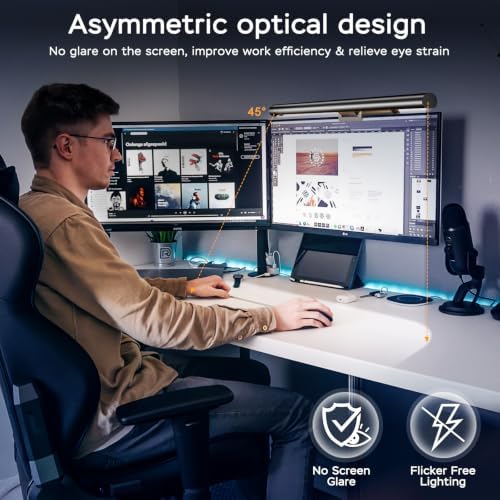 Computer Screen Lamp, Made of Aluminum Alloy, Office and Home Use - Image 4