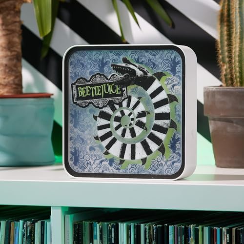 Numskull Official Beetlejuice Acrylic Logo Desk Lamp Wall Light for Bedroom, Office, Home, Study, Work - for Fans of Beetlejuice Merchandise - Image 5