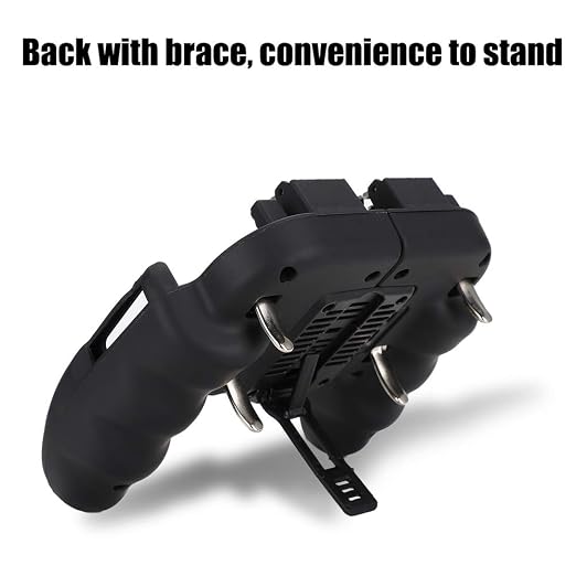 EBTOOLS Gamepad for Smartphone, Games Mobile Controller with Back Shoot, Black Wired Joystick Cooling Fan Dissipation Gamepad with Silicone Pad [video game] - Image 6