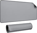 JIALONG Desk Mat - Large Desk Pad, Gaming Mouse Pad, Office Desk Protector with Anti-slip Base, Anti-wear Personalized Design, Mousepad in Mid-Grey by JIALONG