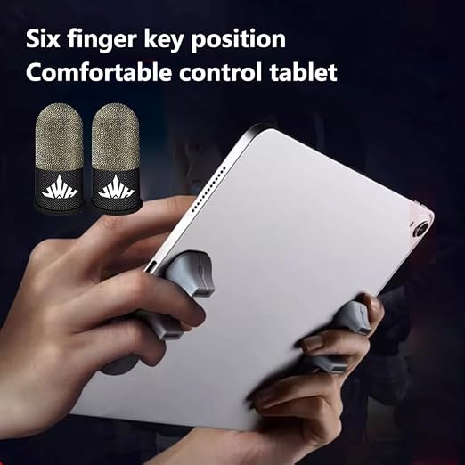JWH Gaming Controller For ipad Handle Washable & Reusable Anti-Slip Silicone Gamepad Hand Grip Multi-Finger Triggers Operation Tablet Game Controller For Pubg Knives Out Rules Of Survival - Image 2