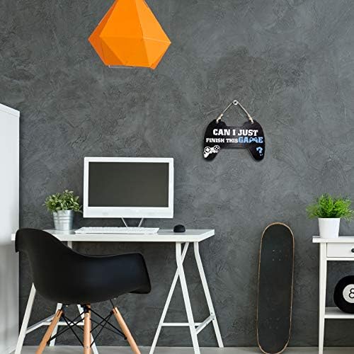 Jetec Gaming Sign Bedroom Game Controller Wood Hanging Gamer Plaque Gaming Quote Hanging Door Sign for Kids Boys Bedroom Door Wall Decoration - Image 4