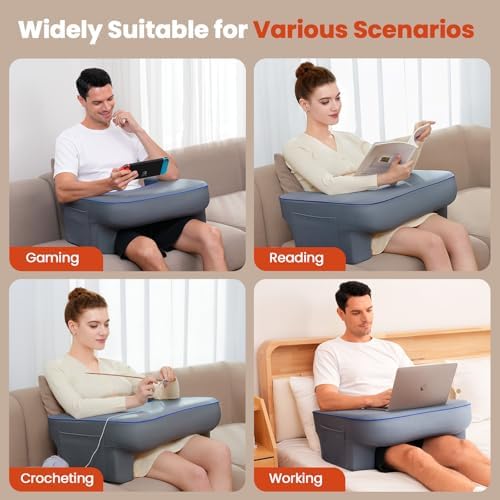 Reading Pillow,Lap Desk Pillow for Laptop - Image 3