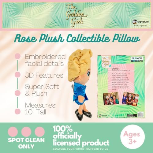 Collectibles The Golden Girls Sophia Bedding Super Soft Plush Decorative Throw Cuddle Pillow, (Officially Licensed Product) By Franco - Image 2