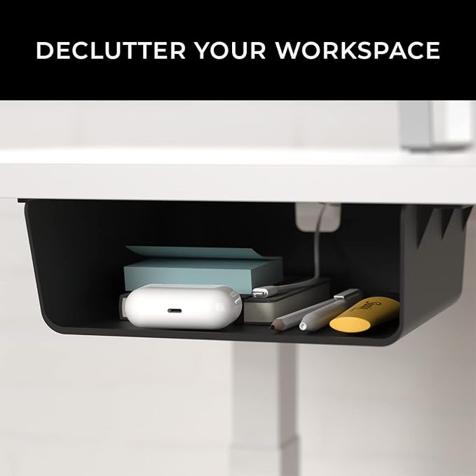 HumanCentric Under Desk Storage Shelf, Drawer Organizer For office & more - Image 8