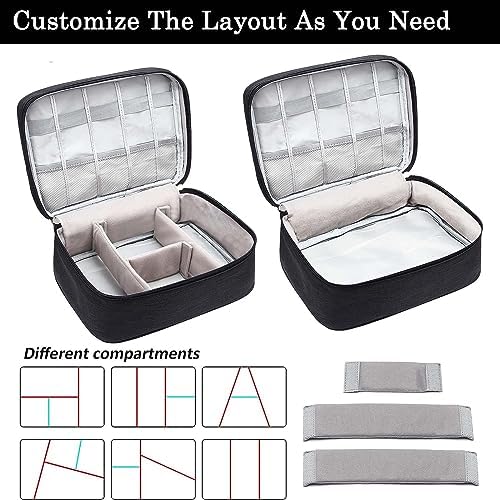 Referee Headset Organizer Bag, Fit 4 Pack V4/V6/FBIM Electronics Accessories Carrying Case for Referee Communication System for Cable Charger Volleyball Soccer Ref Officials - Image 5