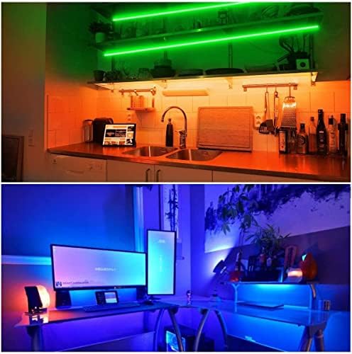 DAYBETTER Led Strip Lights 100ft, RGB Color Changing Led Strips with 44 Keys Remote Control for Room, Bedroom, Suitable for Home Decor, Living Room, Kitchen, Home Party Decoration, 24V - Image 4