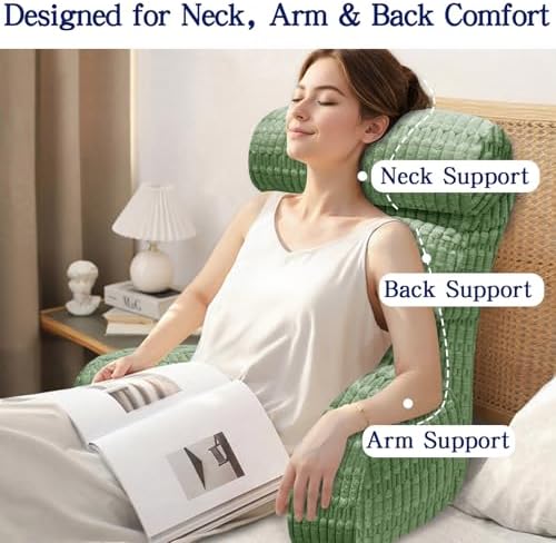Reading Pillows for Sitting in Bed Adult - Image 3