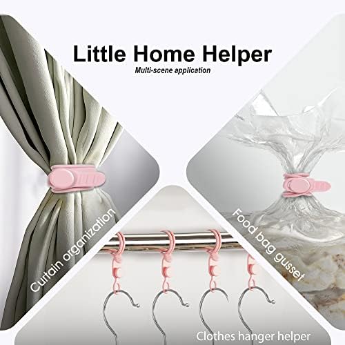 Silicone Cable Ties, Cord Organizer Cable Management,2Sizes-Pink - Image 4