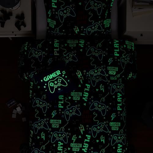 Twin Bedding Sets for Boys - 3 Pieces Gamer Bedding Twin Comforter Set - Image 4