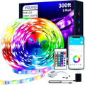 VOLIVO 300FT LED Strip Lights for Bedroom RGB Color Changing by VOLIVO