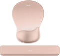 MOSISO Wrist Rest Support for Mouse Pad & Keyboard Set, Nude by MOSISO