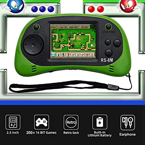 Kids Handheld Portable Video Game Player with 200 Games - 16 Bit 2.5 Inch Screen Mini Retro Electronic Machine for Boys Girls - Image 4