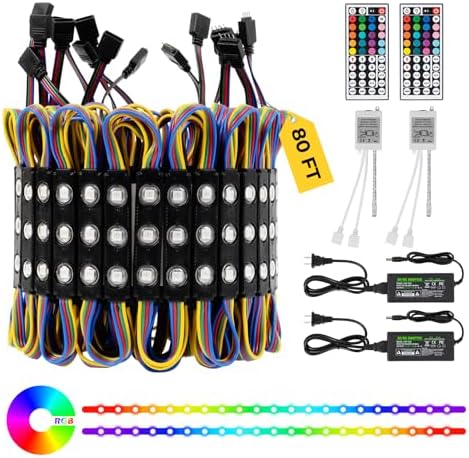 Dyna-Living Storefront LED Lights Window LED Strip Light for Business 80FT by Dyna-Living