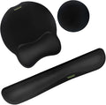 VAGAU Premium Keyboard Wrist Rest and Mouse Pad Wrist Support | Ergonomic Memory Foam Set for Office, Laptop, Mac, Computer and Gaming, Comfortable Typing &Wrist Pain Relief by VAGAU