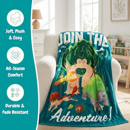 Swapped Movie Kids Throw Blanket, 46 in x 60 in, Soft Cozy Decorative Blanket for Couch, Bed, or Gaming Room (Officially Licensed Product) by Franco - Image 3