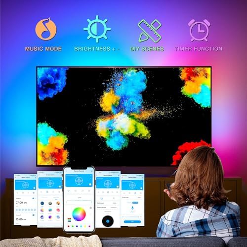 DAYBETTER LED Lights for TV 65 Inch, TV Led Backlight, 15ft Led TV Lights - Image 3