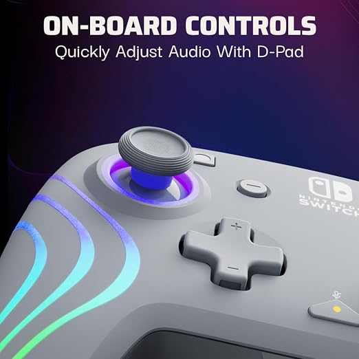 PDP Afterglow Wave Wired RGB Gaming Controller for Nintendo Switch 2, Lite - Image 4