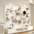 Modular Wooden Peg Board Wall Organizer DIY Thick Pegboard Kit(31.4X55.1in) by SLVUAFRN