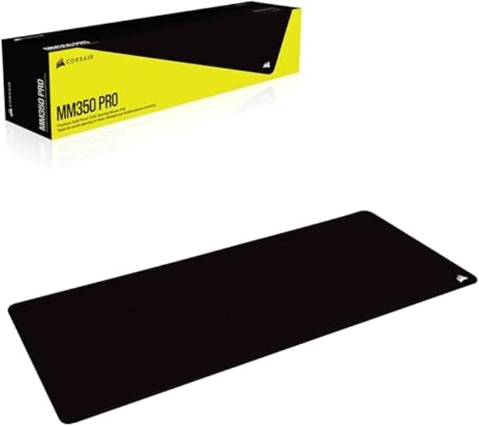 Corsair MM350 PRO Extended XL Premium Spill-Proof Cloth Gaming Mouse Pad – 36.6” Width x 15.7” Height Surface – Black - Image 8