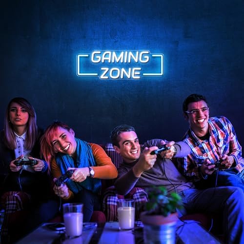 Kavaas Game Zone Neon Sign for Gameroom Wall Decor LED Light Signs - Gaming Zone Neon Sign for Teen Boy Bedroom- Best Gamer Gifts for Teenager, Kids - Image 6