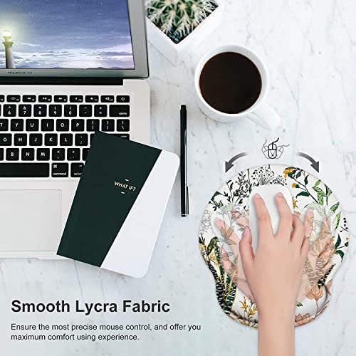 Keyboard Wrist Rest and Mouse Pad, Ergonomic Memory Foam Mouse Pad Wrist Support, Non-Slip & Pain Relief Mouse Pad and Keyboard Wrist Support, Comfortable Mousepad with Wrist Rest for Home, Office - Image 4