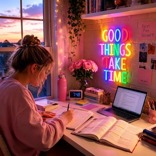 Neon Sign, Positive Neon Signs for Wall Decor LED Signs Neon Light - Image 6