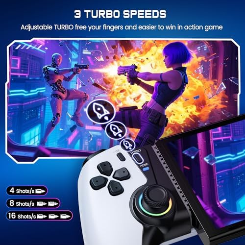 KICKDOT Wireless Phone Controller for iPhone/Android/iPad mini with Hall Joystick, LED Mobile Gaming Controller for iOS Support Xbox Cloud, Steam Link, GeForce Now, Arcade,Call of Duty, Roblox - Image 6