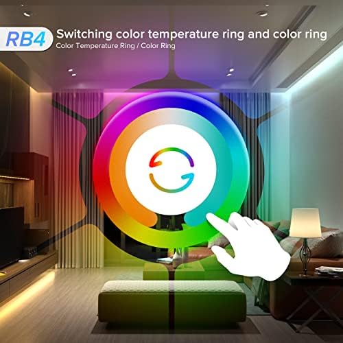BTF-LIGHTING RB4 2.4G Wireless Touch RF Remote for PWM or SPI RGBCCT LED - Image 4