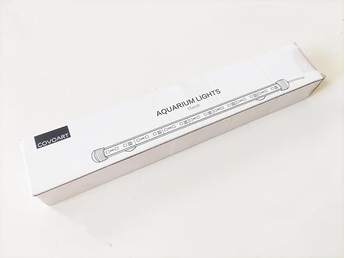15 inches LED Aquarium Light, 2.5W Fish Tank Light Underwater Light Submersible Crystal Glass Lights, 21 LED Beads 12 Colors 19 Modes Brightness Adjustable Memory Function IP68 Waterproof - Image 8