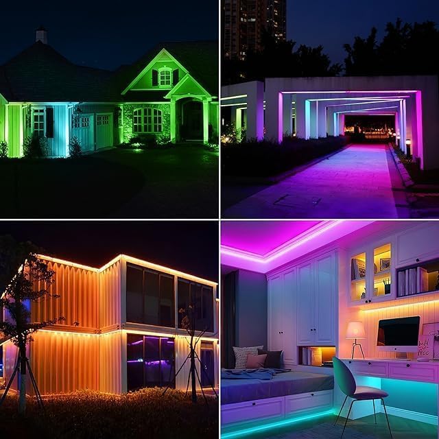 MEIKEE 25W RGBW LED Wall Washer Light RGB Color Changing LED Strip Lights - Image 9
