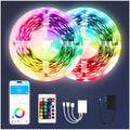 Phopollo 100FT LED Strip Lights RGB Color Changing for Bedroom by Phopollo