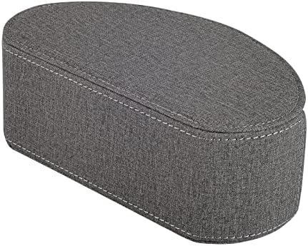 Remote Control Holder,TV Remote Caddy/Box with 5 Compartments,Bedside Table Organizer for Controller,Glasses,makeup brushes,jewelry and Media Player,Pen/Pencil Storage (Grey) - Image 4