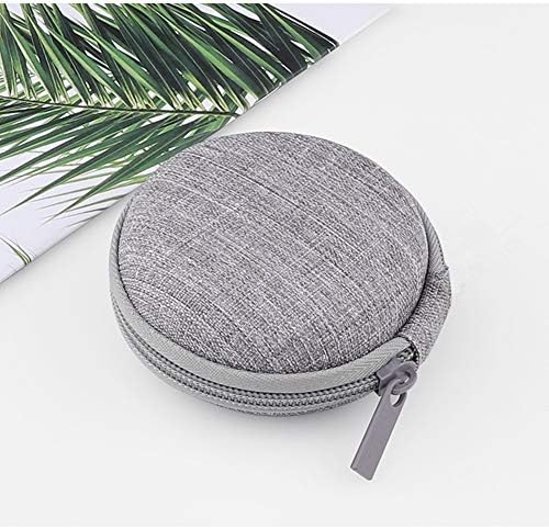 2 Pack Earphone Earbuds Headset Headphone Carrying Case Holder Mini Storage Organizer Box Container Coin Pouch Wallet for MP3,Bluetooth Ear Buds,USB Data Line Cables,Keys,Electronics Protective - Image 3