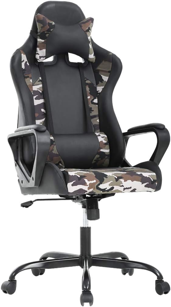 Office Chair Gaming Chair Desk Chair Ergonomic Executive Swivel Rolling Computer Chair with Lumbar Support by BestOffice