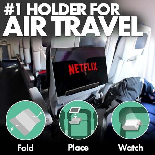 Flight Flap Airplane Phone Holder, Flexible Airplane Tablet Holder Travel - Image 2