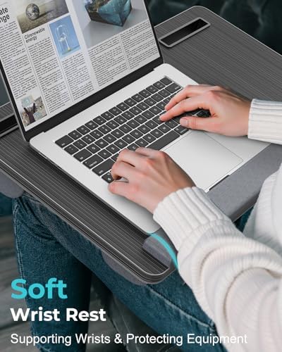 Potuopy Laptop Lap Desk, Portable Bed Table Tray for Laptop Fit 17" Laptops - Image 6