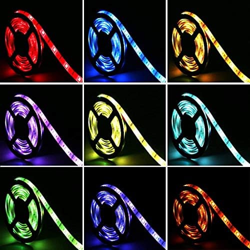 3.28ft USB LED Strip Lights, USB Rope Lights with 24 Keys Remote, DIY Indoor Decoration - Image 2