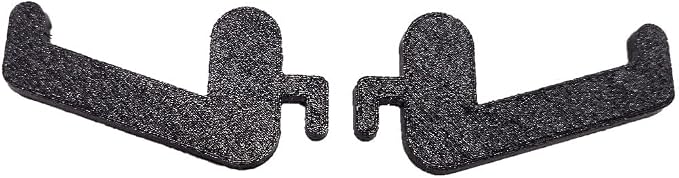 Replacement pair of mounting pegs compatible with IKEA SKADIS PEGBOARD - various colors and models - new 3d printed parts (Black, 1 Hook) by Handmade