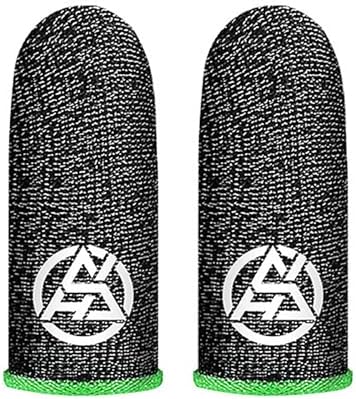 Flexible Gaming Finger Gloves Protectors with Ventilated Fabric Perfect for Shooters Competitive Gaming 2pcs Touch Display Conductive Fiber Finger Covers by Unknown