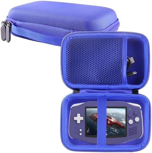 Hard Carrying Case Compatible with RG Slide/RG34XX/RGB20SX Handheld Game Console (for RG Slide Blue) by WERJIA