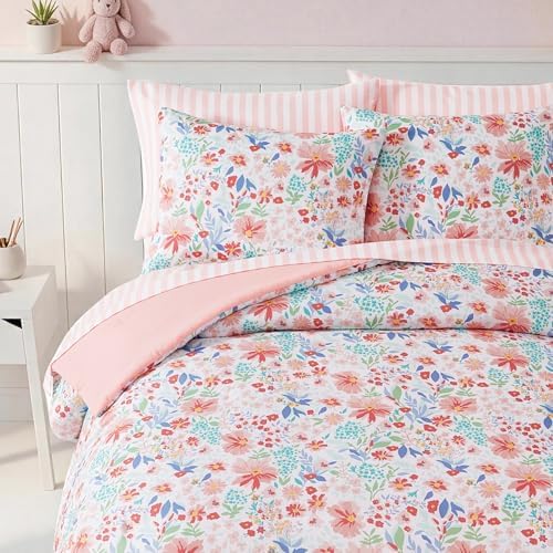 Full Size Comforter Sets for Girls - 7 Pieces Floral Full Size Bedding Sets - Image 4