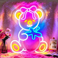 Neon Sign, Bear Neon Signs for Wall Decor LED Signs Neon Light by GdbkabfNeonSign