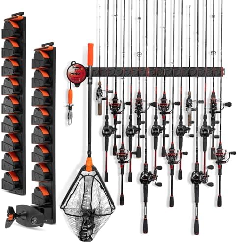 KastKing GravityLock V8 & V9 Fishing Rod Holder, Holds 17 Fishing Rods by KastKing
