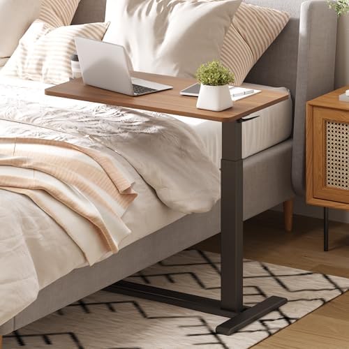 32''Large Medical Overbed Bedside Table with Wheels,Rolling Table - Image 7