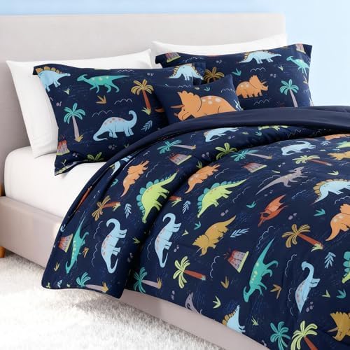 Boys Comforter Sets Full Size - 4 Pieces Dinosaur Bedding Full Bedding Set - Image 6