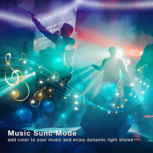 phopollo 200FT LED Strip Lights for Bedroom RGB Color Changing - Image 2