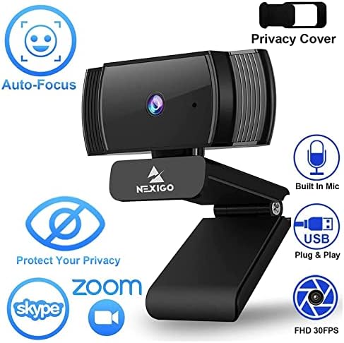 NexiGo N930AF Webcam with Microphone for Desktop, Autofocus, Webcam for Laptop, Computer Camera, 1080p HD USB Web Camera, Compatible with Zoom/Switch 2/Teams/Webex - Image 6