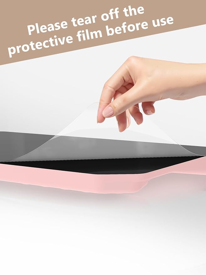 2-in-1 Ergonomic Keyboard Stand with Wrist Rest, Pink - Image 8