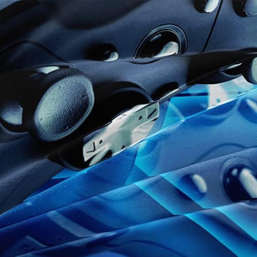 3D Print Gamepad Duvet Cover Set Gaming Comforter Covers and Pillowcases King Size Black Color Bed Set Gamer Beddings Boy Kid Bedroom Decorations - Image 5
